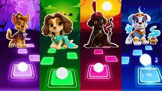 Paw Patrol Aladdin edition | Chase Aladdin VS Skye Jasmine VS Zuma Jafar VS Rubble Genie | Tiles Hop