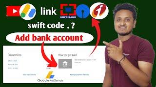 how to add bank account in adsense / Google adsense bank account add