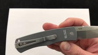 Protech Whiskers Auto Grey Handle Quick Demo