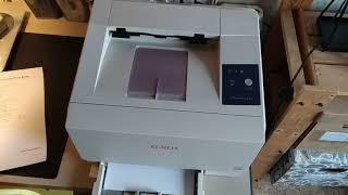 Тестовая печать Xerox Phaser 6110