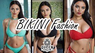 Queen Evelyn's Top Bikini Fashion Picks for Summer 2024 | 4K AI Lookbook