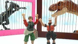 Dinosaurs Mini Movie! Let's Dinosaurs Rescue The Prison  - Trapped Dinosaurs! 공룡 쥬라기월드 감옥