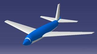 How to Design Aeroplane CAD Model in CATIA V5 | Generative Shape Design | #cadguruji