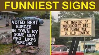 Funniest And Most Baffling Signs That People Found In The Wild (NEW) | Happy Bears