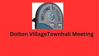 DOLTON VILLAGE HALL MEETING TONIGHT