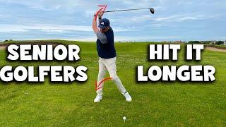 Hit Driver Longer For Senior Golfers - Easy Swing