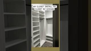 How Closet By Design installed my Closet, despite so many challenges!