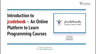 #2 Introduction to jcodebook – An Online Platform to Learn Programming Courses