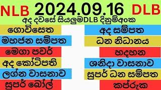 NLB DLB Lottery Results 2024.09.11 Lotherai dinum anka nlb dlb hadahana Jayaking