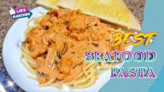 BEST  & SIMPLE HOMECOOKED SEAFOOD PASTA | YANA IN QATAR #food #pasta