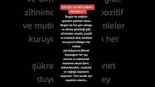 Her sabah tekrarla #frekans #hayat #energy #meditation #çekimyasası #titreşim #hayatadair