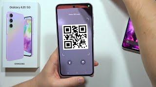 How to Scan QR Codes on Samsung Galaxy A35 5G - QR Codes Reader