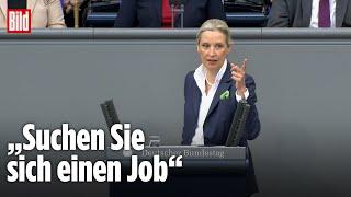 Bundestagsdebatte: Weidel zofft sich mit Bundestagspräsidentin