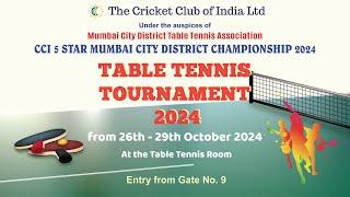 T1 | CCI 5 Star Mumbai City District Championship 2024