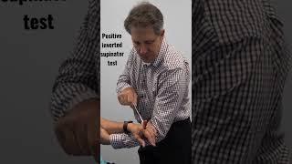 Inverted supinator test (a test for cervical myelopathy) ￼