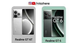 Realme GT 6T VS Realme GT 6 Full Comparison #youtubeshorts #youtube #comparison #realme #realmegt6t
