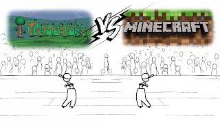 Terraria OST Vs Minecraft OST... (Epic Battle)