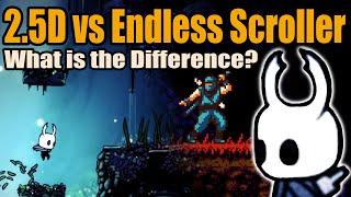 Parallax vs 2.5D, how Hollow Knights parallax is different from the Endless Scroller