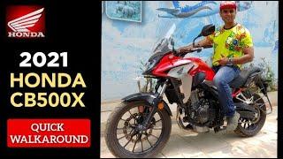 2021 Honda CB500X Walkaround │ HIT OR MISS ? │ BikerDaadLife