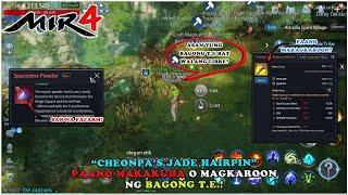 MIR4 - SAAN NAKUKUHA OR NABIBILI ANG CHEONPA'S JADE ORNAMENTAL HAIRPIN! BAGONG T.E.! F2P