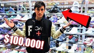 $100,000 SNEAKERS! SNEAKER SHOPPING AT FLIGHT CLUB!