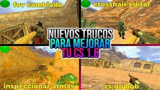 TRUCOS para CS 1.6 | MODIFICAR MIRA CS 1.6 | INSPECCIONAR ARMA CS 1.6 | FOV editor | CS:GO/HL2 bob