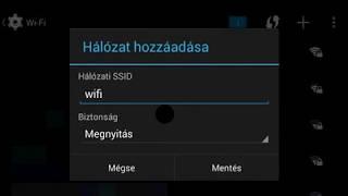 Csatlakozás, rejtett wifi hálózathoz. Android