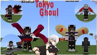 Tokyo Ghoul Addon/Mod For Minecraft PE and Bedrock 1.18/1.19+ [Download MediaFire Here]