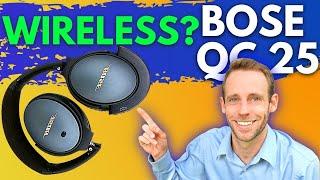 Make Your Bose QC25 WIRELESS! Tranesca Bluetooth Adapter