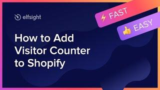 How to add Visitor Counter App to Shopify