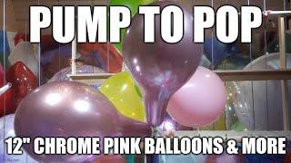 PUMP to POP 12" Chrome Pink Balloons & More