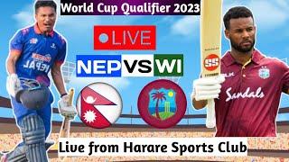 LIVE || NEPAL VS WEST INDIES WORLDCUP QUALIFIER 9Th MATCH LIVE || NEP VS WEST INDIES LIVE MATCH