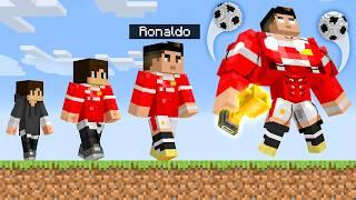 Minecraft, But I Become RONALDO!