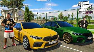 ПУТЬ БОМЖА В GTA 5 - BMW M5 CS ТАМАЕВА ПРОТИВ BMW M8! КАЧАЕМСЯ В ЗАЛЕ! - GTA 5 RP Россия ВОТЕР