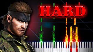 Snake Eater (from Metal Gear Solid 3: Snake Eater) - Piano Tutorial