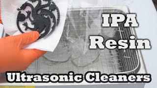 Resin 3D Printing - Ultrasonic Cleaning with IPA