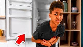 Boy is soo hungry after eating all of his snacks, What Happens Next Is Shocking