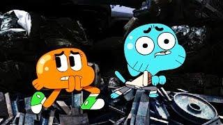 THE AMAZING WORLD OF GUMBALL - DINO DONKEY DASH [Cartoon Network Games]