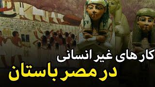 واقعیت های وحشتناک و عجیب مصر باستان /دانستنی تاریخی/مصر باستان