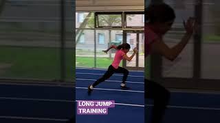 LONG JUMP TRAINING IN 15sec!!! #shorts See description for `KEY TECHNIQUE TIPS