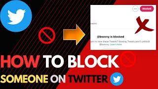 How to Block Someone on Twitter App on Laptop