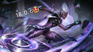 Пробная карта на Кэрри, первая игра на ней. Mobile Legends Bang Bang