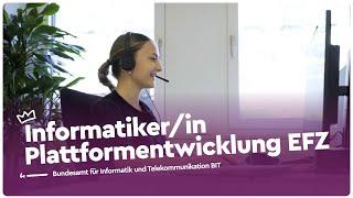 Die Ausbildung als Informatiker/in EFZ Plattformentwicklung | Lehrstellenvideo | Yousty