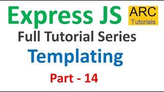 Express JS Tutorial #14 - Templating and Template Engines | Express js Tutorial For Beginners