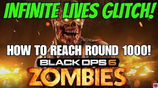 NEW BO6 ZOMBIE GLITCH - INFINITE LIVES GLITCH! (HOW TO REACH ROUND 1000!) BLACK OPS 6 ZOMBIES GLITCH