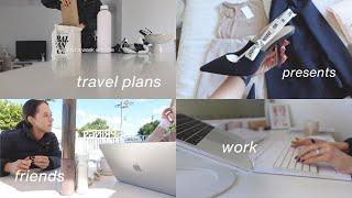 WEEKLY VLOG - treating myself, travel plans, work + friends