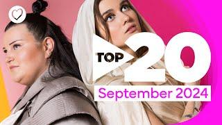 Eurovision Top 20 Most Watched: September 2024 | #UnitedByMusic