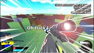 I destroy people in a new roblox shooter game with awp spam for 13 minutes