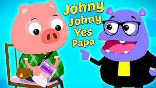 Джонни Джонни Да Папа | Johny Johny Yes Papa | Preschool Russia | русский мультфильмы для детей