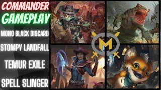 Outlaws of Thunder Junction EDH Game - Tinybones, Gitrog, Loot, Stella - Commander Gameplay MTG OTJ